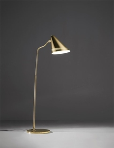 Paavo Tynell, Rare 'Domus' adjustable standard lamp, designed for the Domus Academica student complex, Helsinki