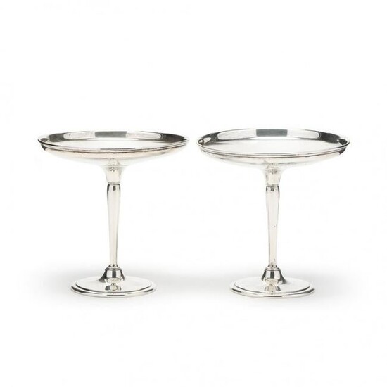 Pair of Tiffany & Co. Sterling Silver Compotes