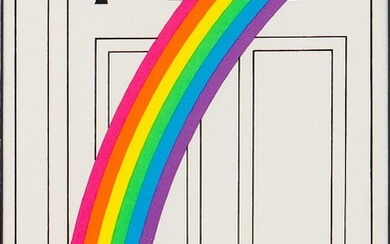 Patrick Hughes, British b.1939- Rainbow's End, 1978; lithograph in colours on wove, signed, dated, titled and numbered 46/75 in pencil, image 17.1 x 24.5cm (framed) (ARR)