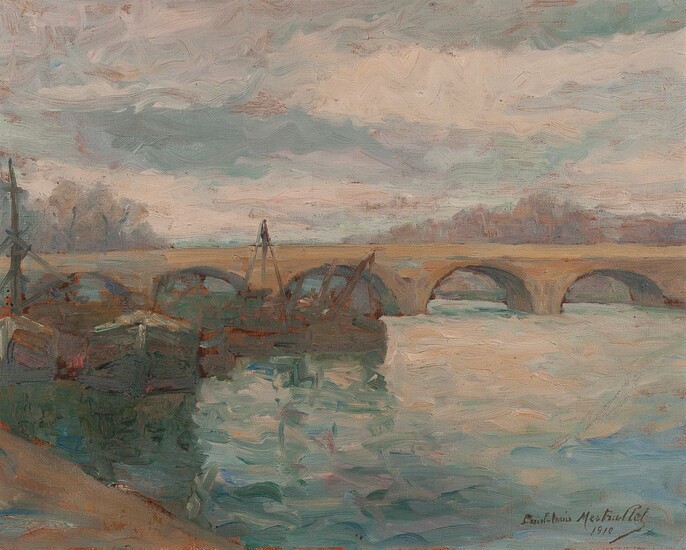 Paul Louis MESTRALLET (1886-?) Pont sur... - Lot 51 - Paris Enchères - Collin du Bocage