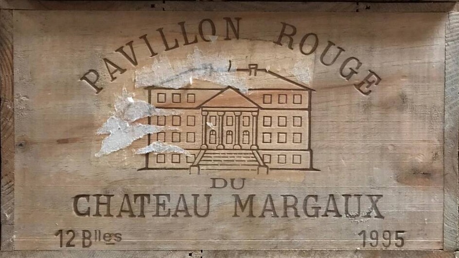 Pavillon Rouge du Chateau Margaux 1995 Margaux 12 bottles owc 89/100 Robert Parker
