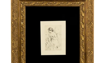 Pierre Auguste Renoir (1841-1919) Etching On Paper