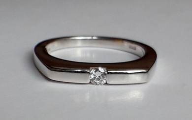 ReCarlo - 18 kt. White gold - Ring - 0.08 ct Diamond
