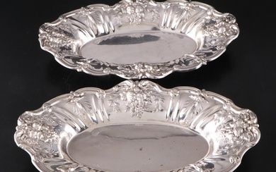 Reed & Barton "Francis I" Sterling Silver Bread Trays, Mid to Late 20th C.