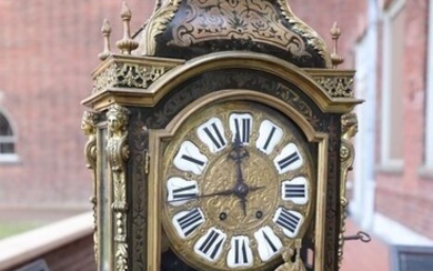Religious boulle clock - Bronze, Wood - 1830/1850