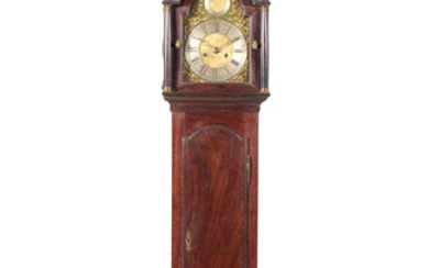 Relógio de caixa alta em madeira, "Barros/Braga"