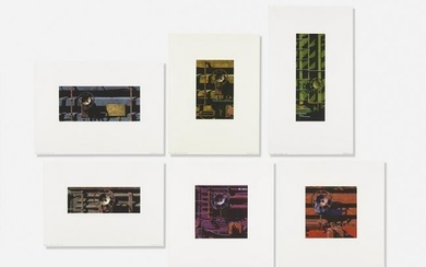 Robert Cottingham, Six works from Rolling Stock