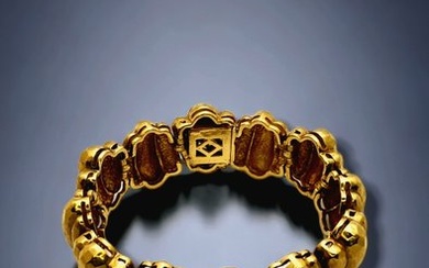 Robert Wander Winc 18K Gold Vintage Bracelet Circa 1970s Heavy 99.3 Grams - Bracelet Yellow gold