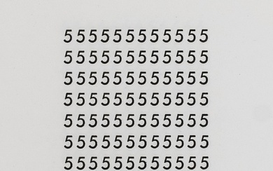 Roehr, Peter. Les chiffres. 10 typomontages 1965. avec 10 planches. Cologne, Gerd de Vries, 1970....