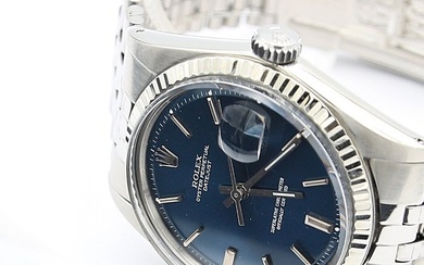 Rolex - Datejust - NO RESERVE PRICE - Blue Soleil Dial - 1601 - Unisex - 1970-1979
