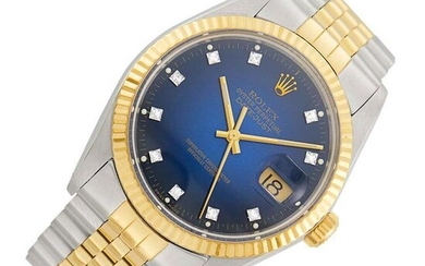 Rolex Gentleman's Stainless Steel and Gold 'Oyster