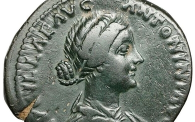 Roman Empire. Lucilla (Augusta, AD 164-182/3). Æ Sestertius,Rom, PIETAS vor Altar
