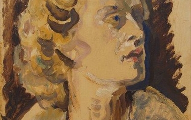 Ronald Ossory Dunlop RBA, Irish 1894-1973- Portrait...