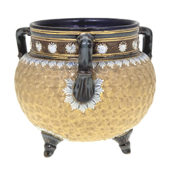 Royal Doulton Ceramic Vase, Model - Gilt Circle, England, 1901-1914.