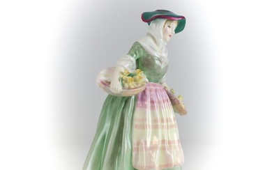 Royal Doulton Hand Painted Porcelain Figurine Daffy Down Dilly. HN1712 ©1935.
