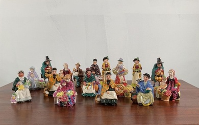 Royal Doulton: a collection of seventeen figures from the "M...