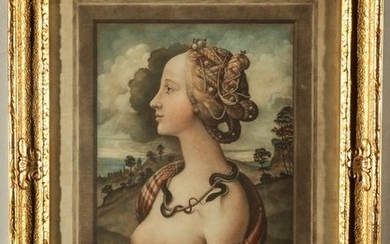 S. Arlent Edwards Engraving of Simonetta Vespucci