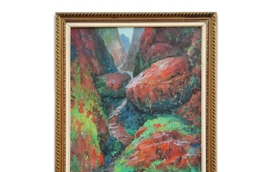 SIGNED "CHEN ZIYUN", OIL PAINTING