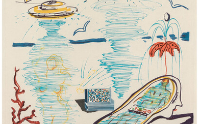 Salvador Dali (1904-1989), Liquid Tornado Bath Tub, from Imaginations and Objects of the Future (1975)