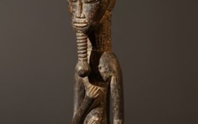 Sculpture - Wood - Baule - Ivory Coast
