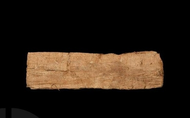 Sealed Egyptian Papyrus Scroll
