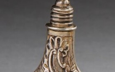 Silver perfume pomander with nymphs, foliage and foliage...