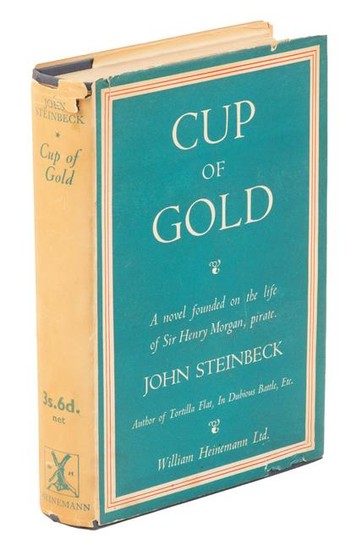 Steinbeck's Cup of Gold, 1st U.K. Ed. in scarce jacket