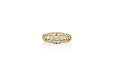 TIFFANY & CO. 18K Gold and Diamond Ring