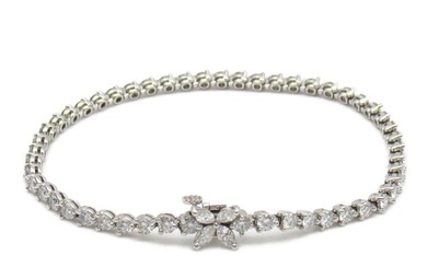 TIFFANY&CO Victoria Diamond Bracelet PT950 Platinum 10.7g