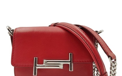 TOD'S "Double T" leather shoulder bag