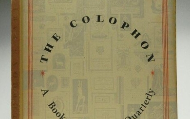 The Colophon Part 12 with Baumann woodcut