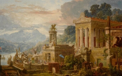 The landing place to a Temple of Victory through the Gate of Minerva, Joseph Michael Gandy, A.R.A.