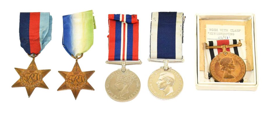 A Second World War Royal Navy Group of Four
