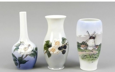 Three vases, Royal Copenh
