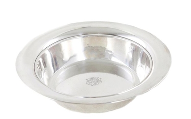 Towle silver basin-form bowl