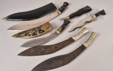 Two WWI Period Kukri knives