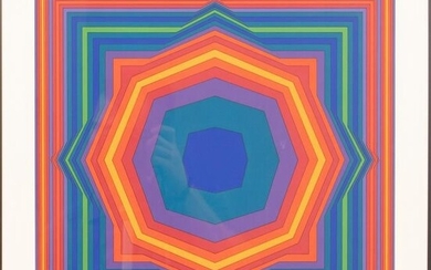 VICTOR VASARELY SCREENPRINT, ON WOVE PAPER, 1988