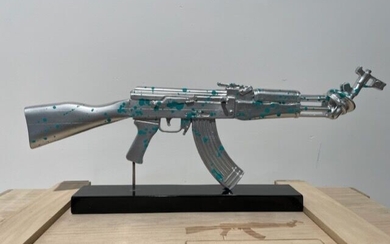 Van Apple - Art Against War - Silver Amex AK-47