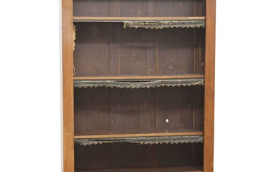 Victorian open bookcase