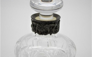 Vintage Atlantis Portugal Crystal Perfume Bottle