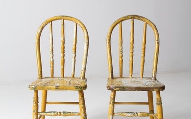 Vintage ChildrenS Chairs Set Of 2