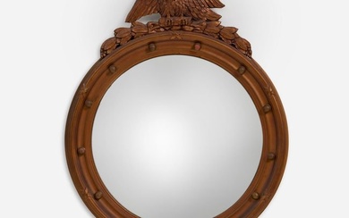 Vintage Federal-Style Bullseye Mirror