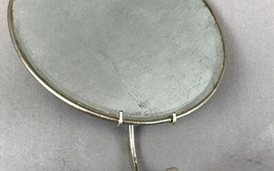 Vintage Metal Counter-clamp Swivel Arm Mirror