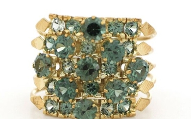 Vintage - No Reserve Price - 18 kt. Yellow gold - Ring - 2.60 ct Tourmalines