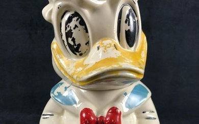 Vintage Turnabout Donald Duck Jose Caroica Cookie Jar