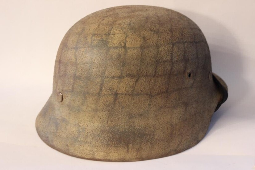 WWII German Helmet w Stamp