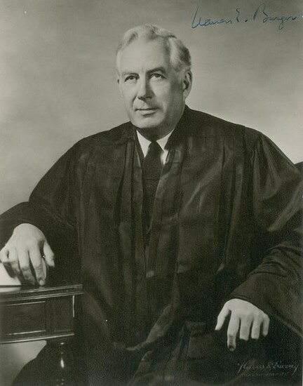 Warren E. Burger Signed Photograph