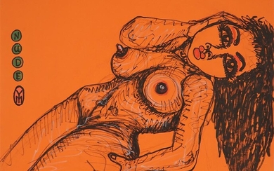 Yosi Messiah (1964 - ) - Nude, 2020 65 x 50 cm