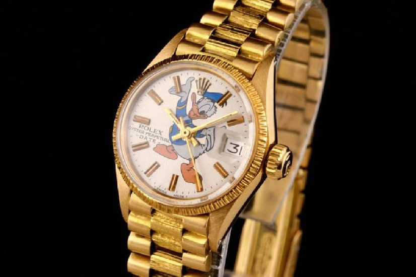 Rolex Oyster Perpetual Donald Duck Gold - 18K