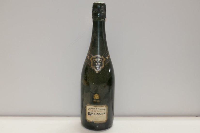 1 Btle Champagne Bollinger Grande Année 1996 label...